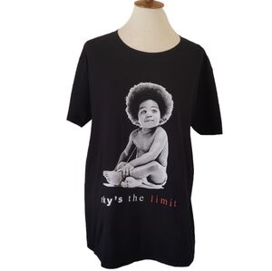Biggie Sky's the Limit Black Short Sleeve‎ T Shirt